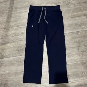 FIGS Kade cargo scrub pants navy